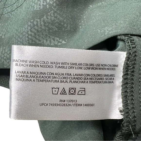 Orvis Size XL Green Camo Embossed Print Active Performance Skort Womens - Picture 8 of 15